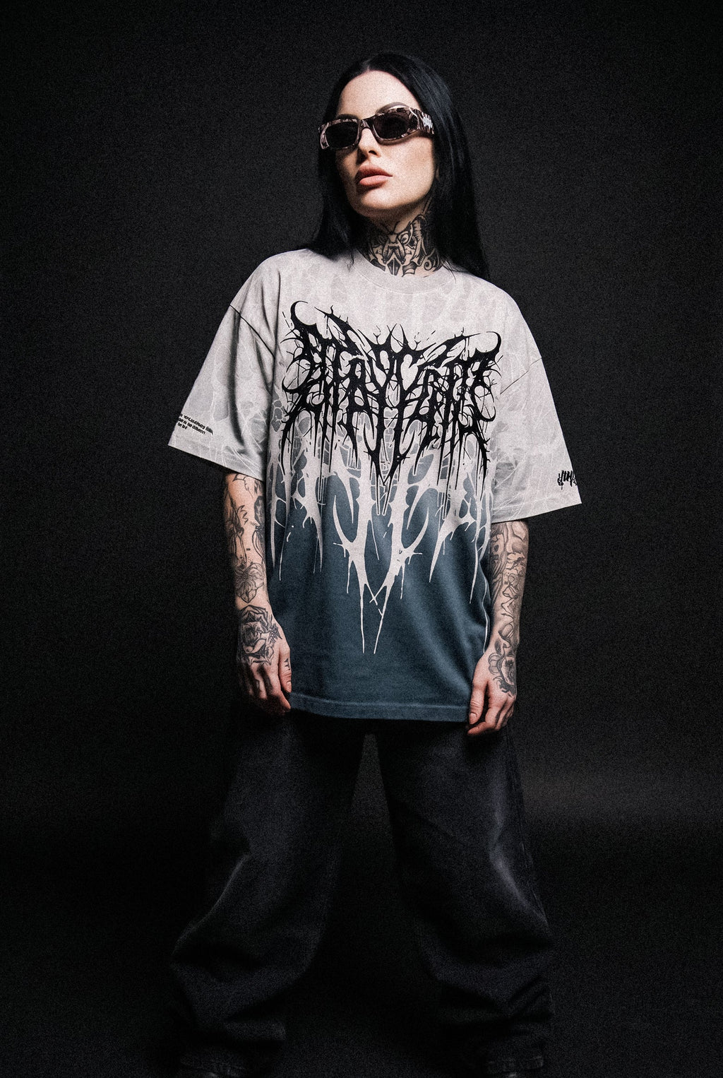 Cold Blooded (Sand Fade) - Oversized T-Shirt (200GSM)