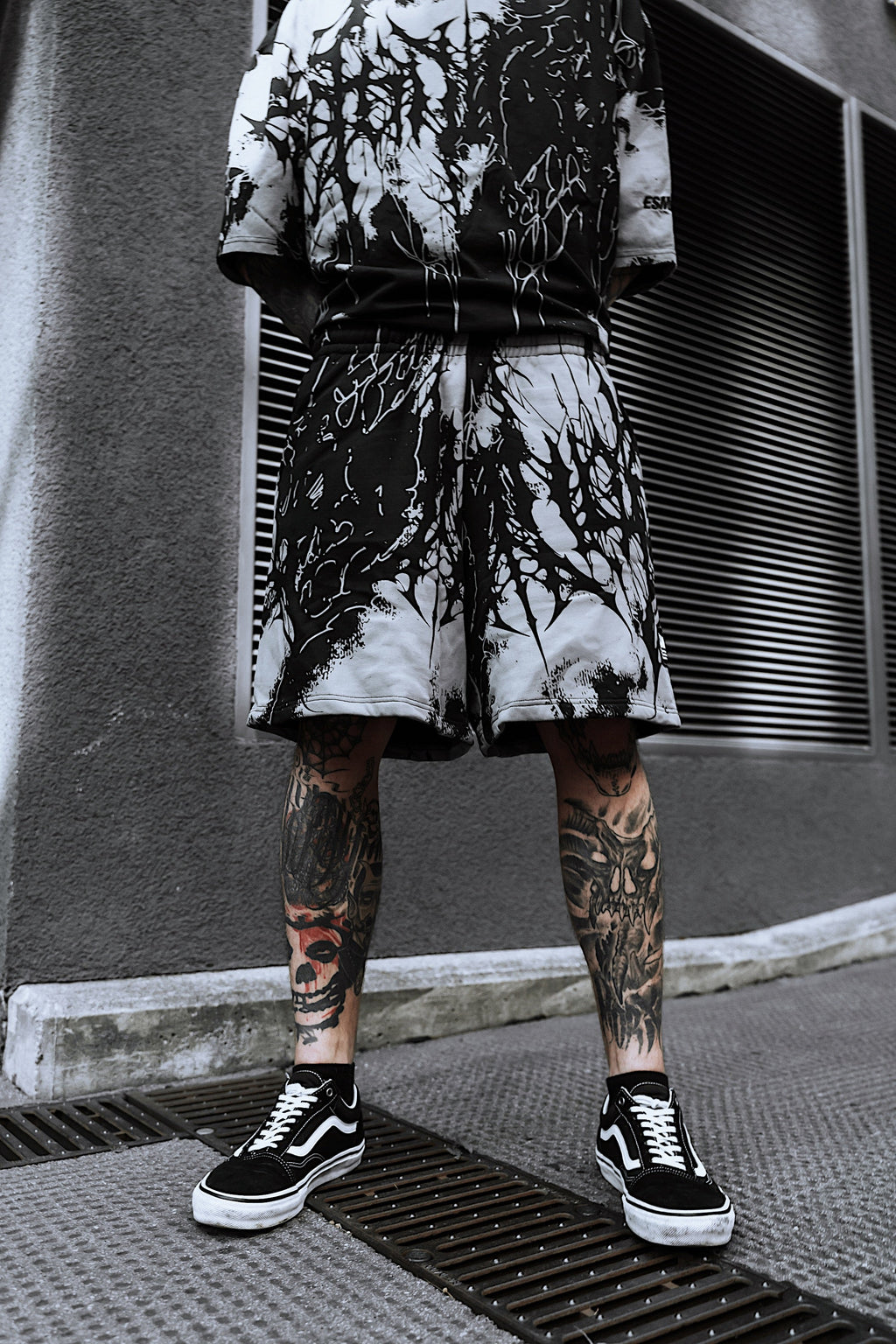 Daggerwave (Grey Dye) - Prime Shorts (350GSM)