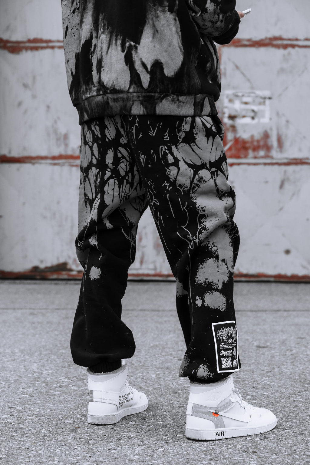 Daggerwave (Grey Dye) - Sweatpants (350GSM)