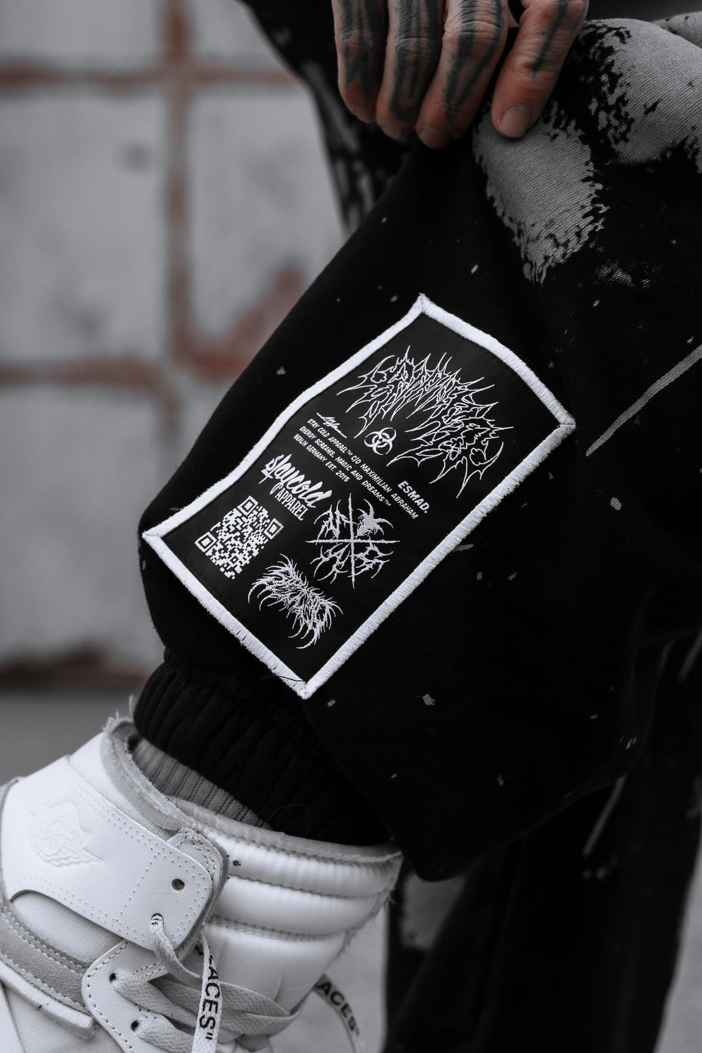 Daggerwave (Grey Dye) - Sweatpants (350GSM)
