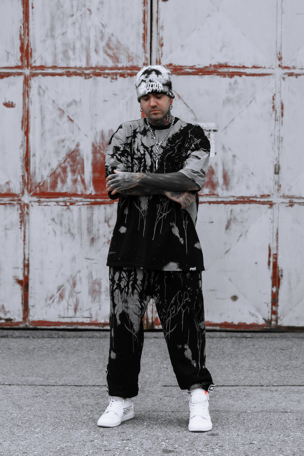 Daggerwave (Grey Dye) - Sweatpants (350GSM)
