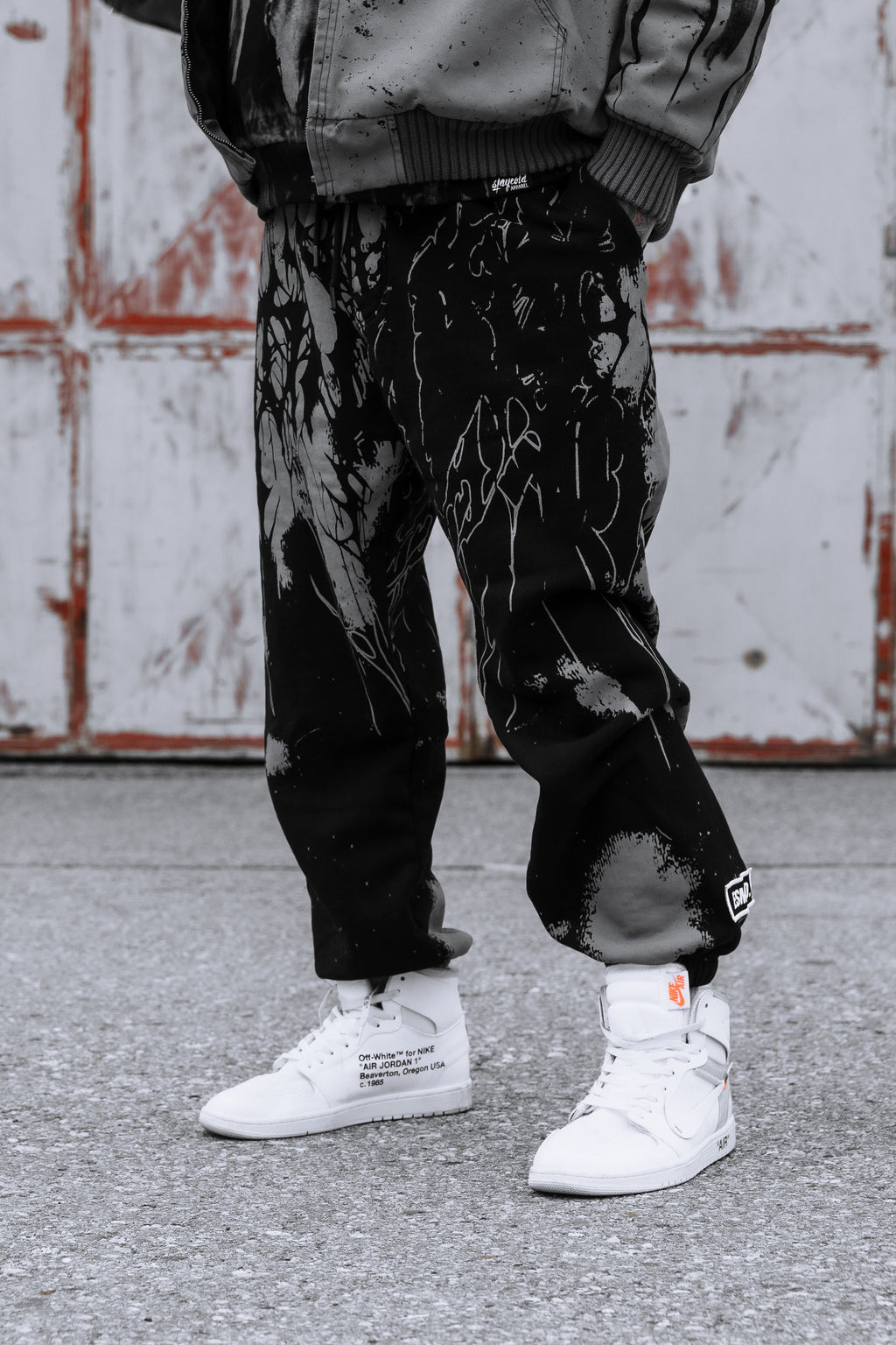 Daggerwave (Grey Dye) - Sweatpants (350GSM)