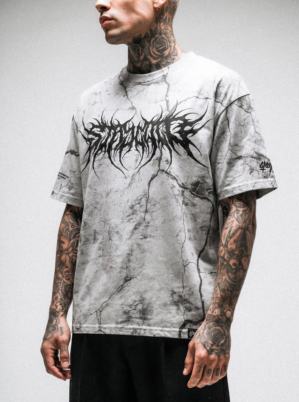 Divinity (Grey) - Oversized T-Shirt (200GSM)