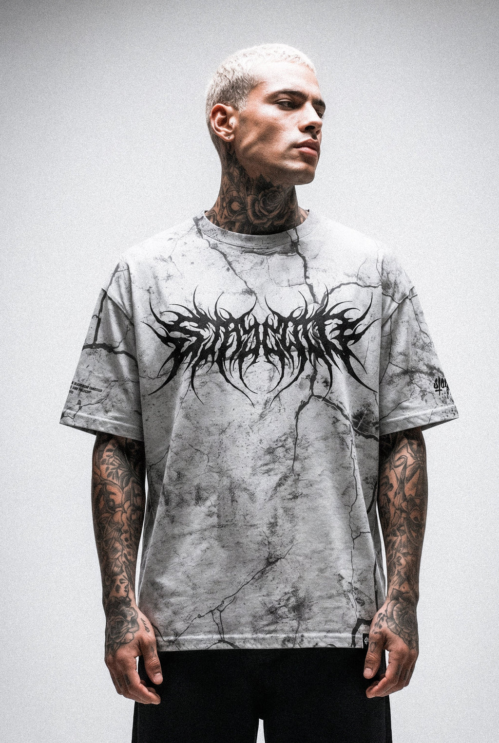 Divinity (Grey) - Oversized T-Shirt (200GSM)