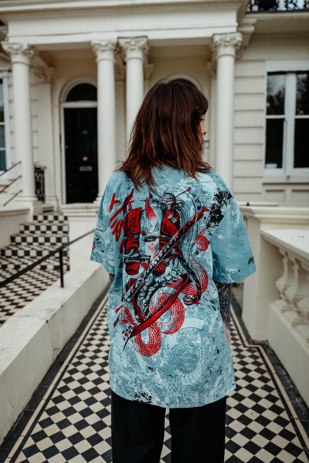 Fashion Kill (Blue) - Regular T-Shirt (200GSM)