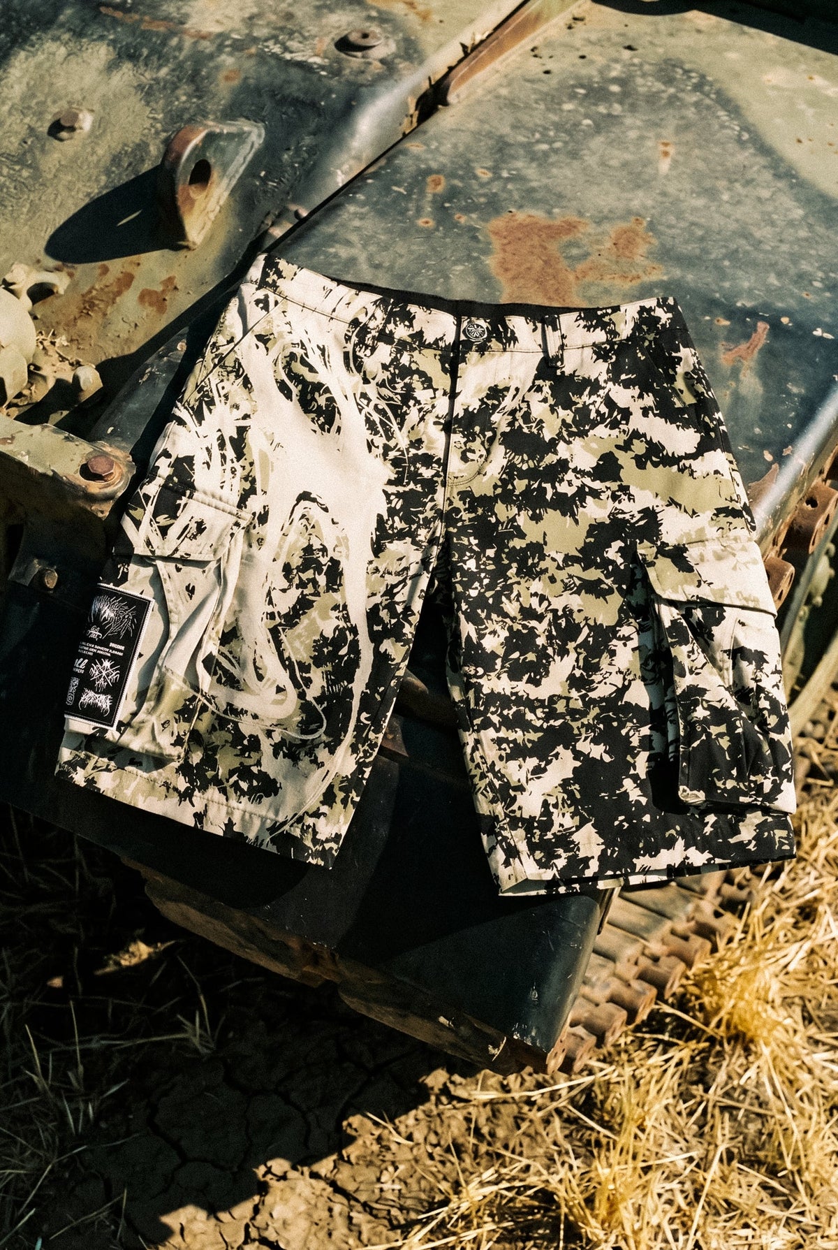 Fleshbound (Sand) - Cargo Shorts (260GSM)