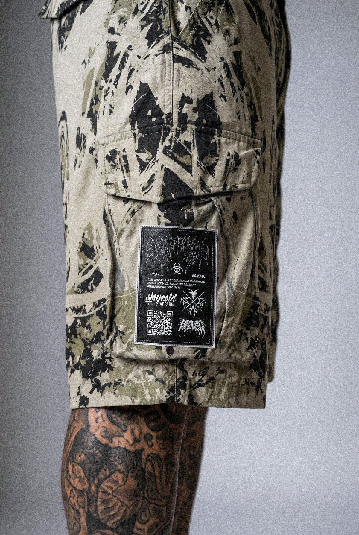 Fleshbound (Sand) - Cargo Shorts (260GSM)