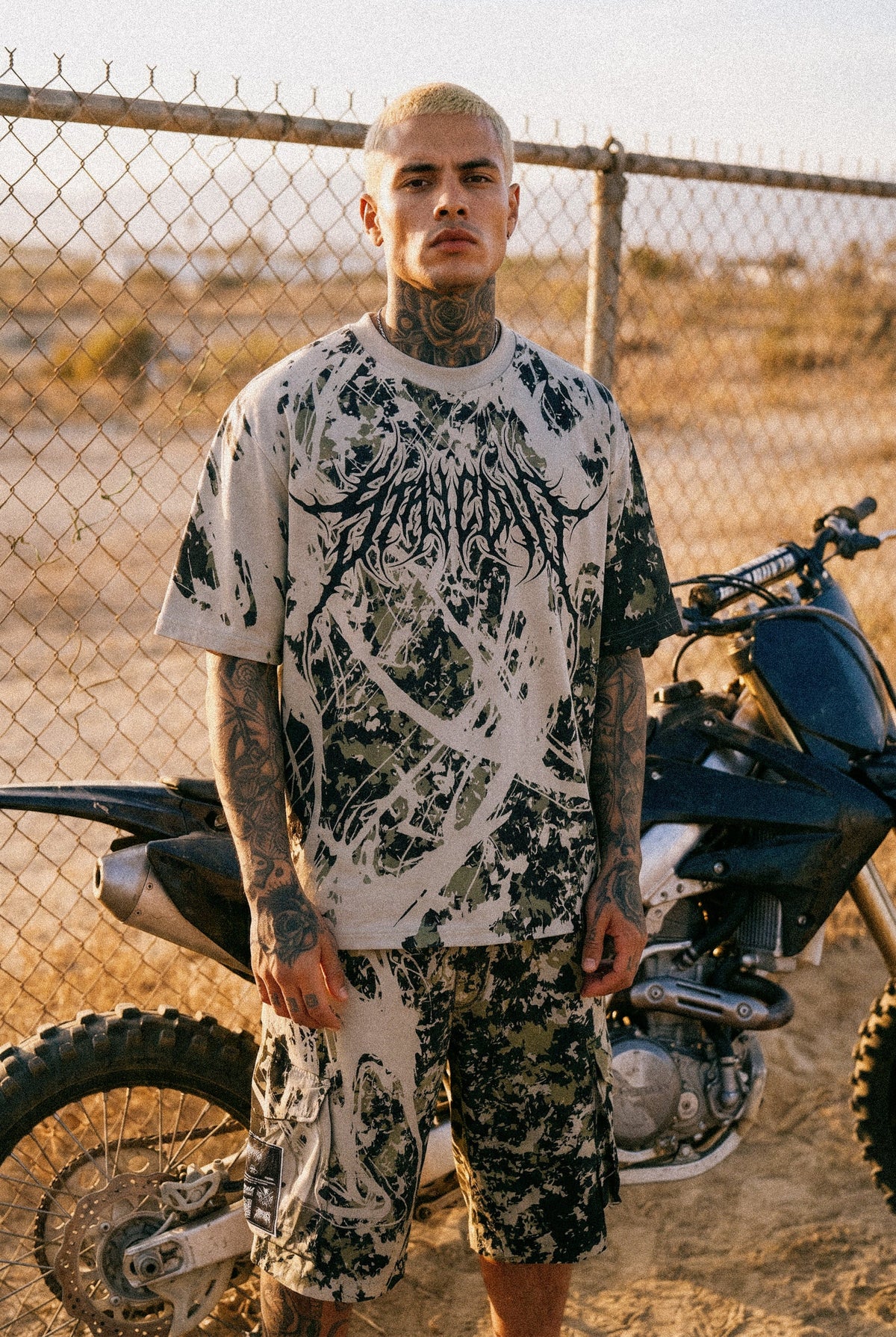 Fleshbound (Sand) - Heavy Oversized T-Shirt (250GSM)