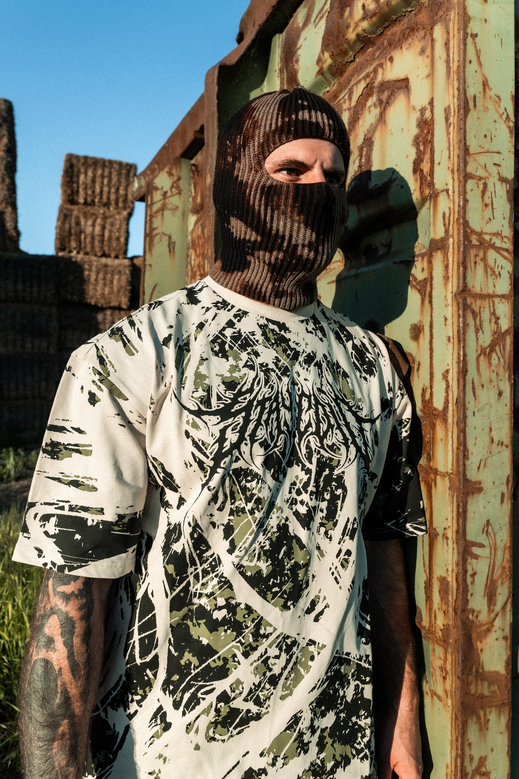 Fleshbound (Sand) - Heavy Oversized T-Shirt (250GSM)