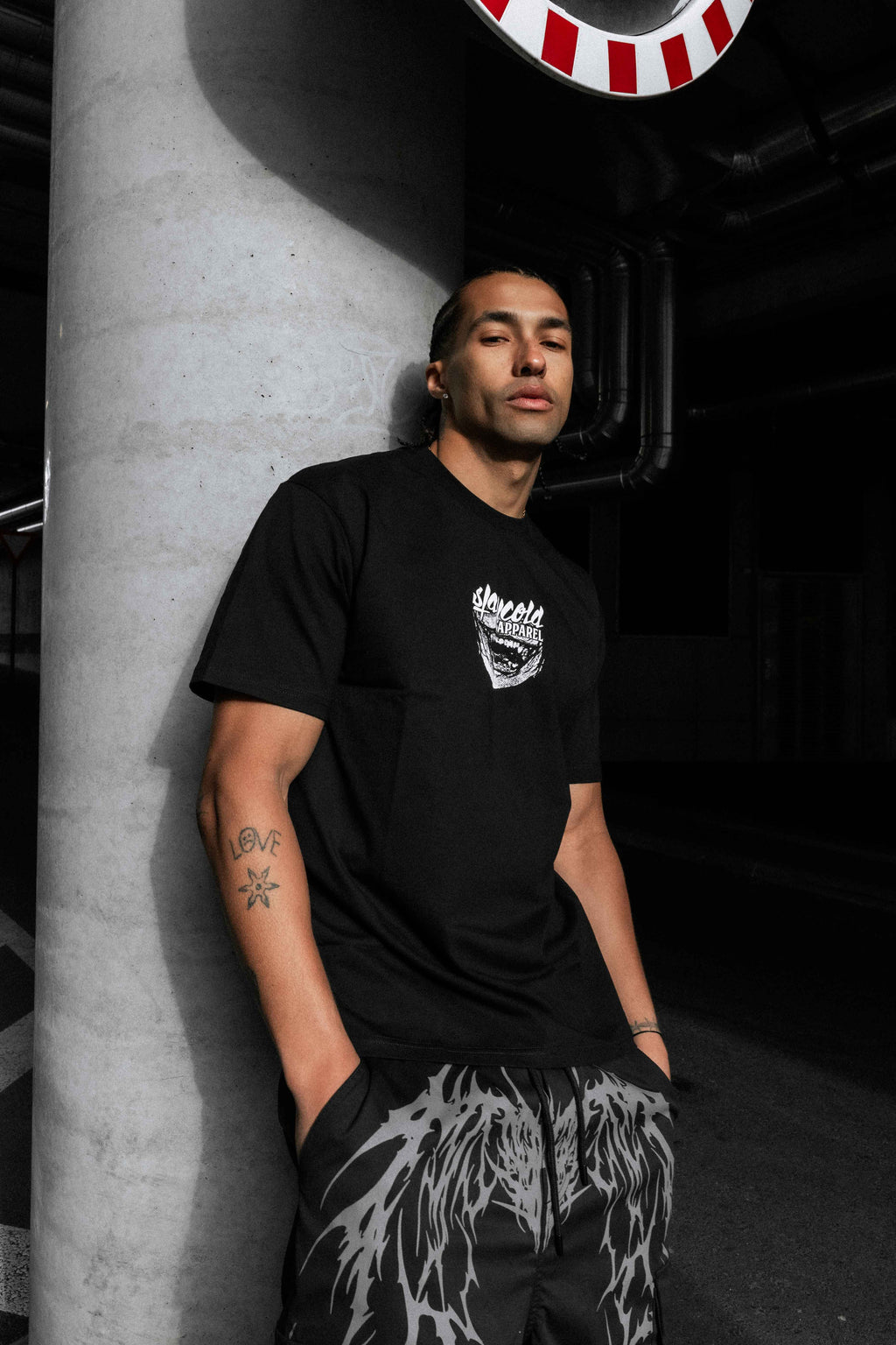 Frostgrin (Black) - Regular T-Shirt (200GSM)