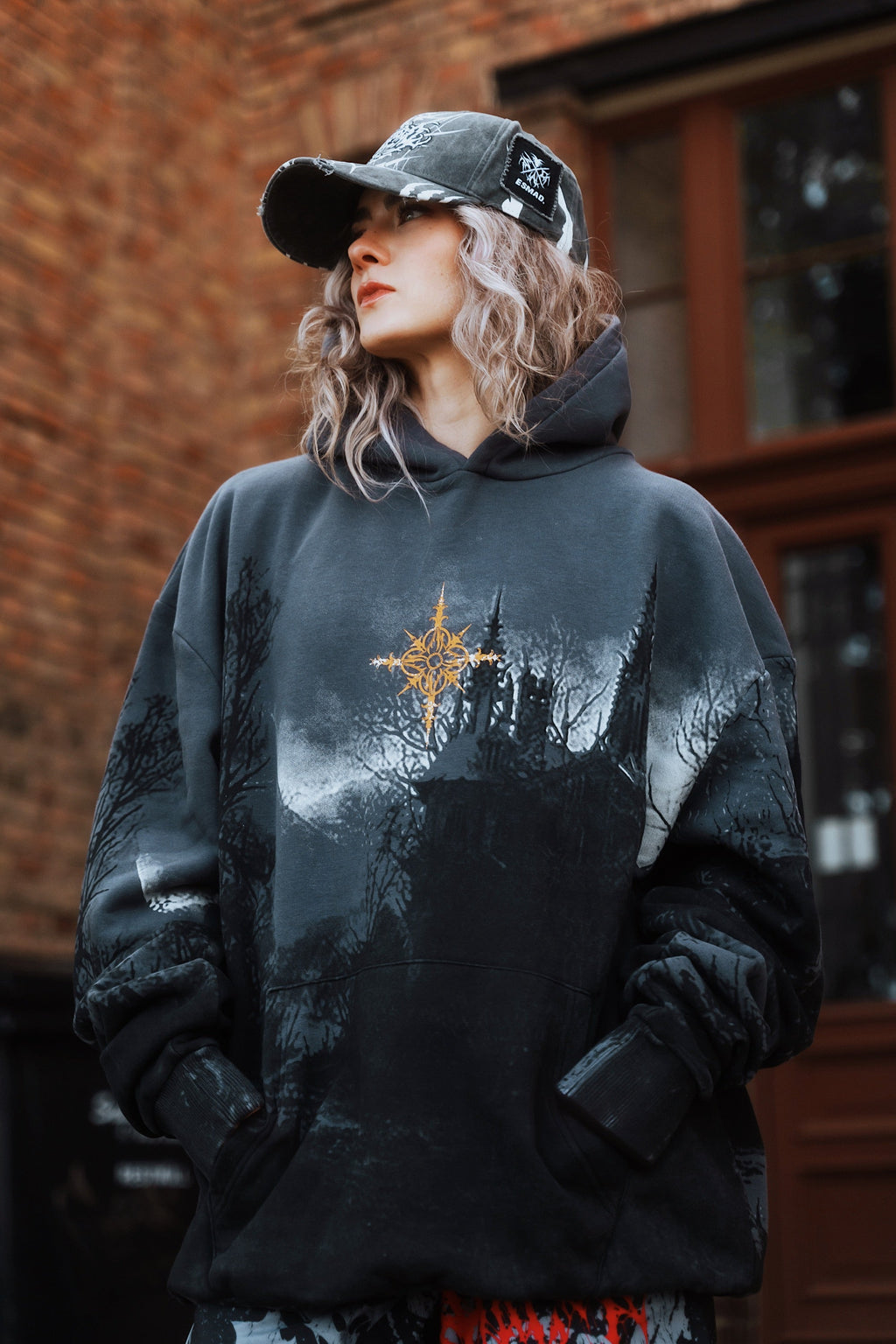Full Moon Ritual - Customized Oversized Hoodie (350GSM)