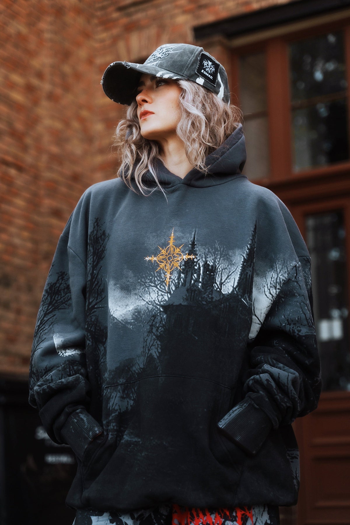 Full Moon Ritual - Customized Oversized Hoodie (350GSM)