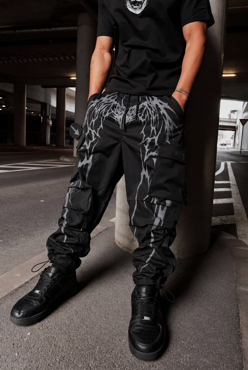 Grimclaw (Black) - Cargos (200GSM)