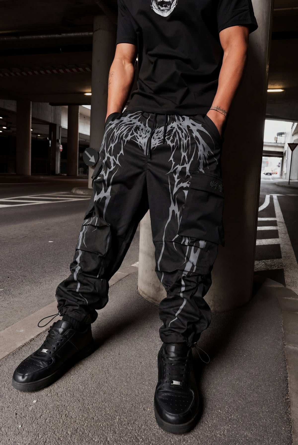 Grimclaw (Black) - Cargos (200GSM)