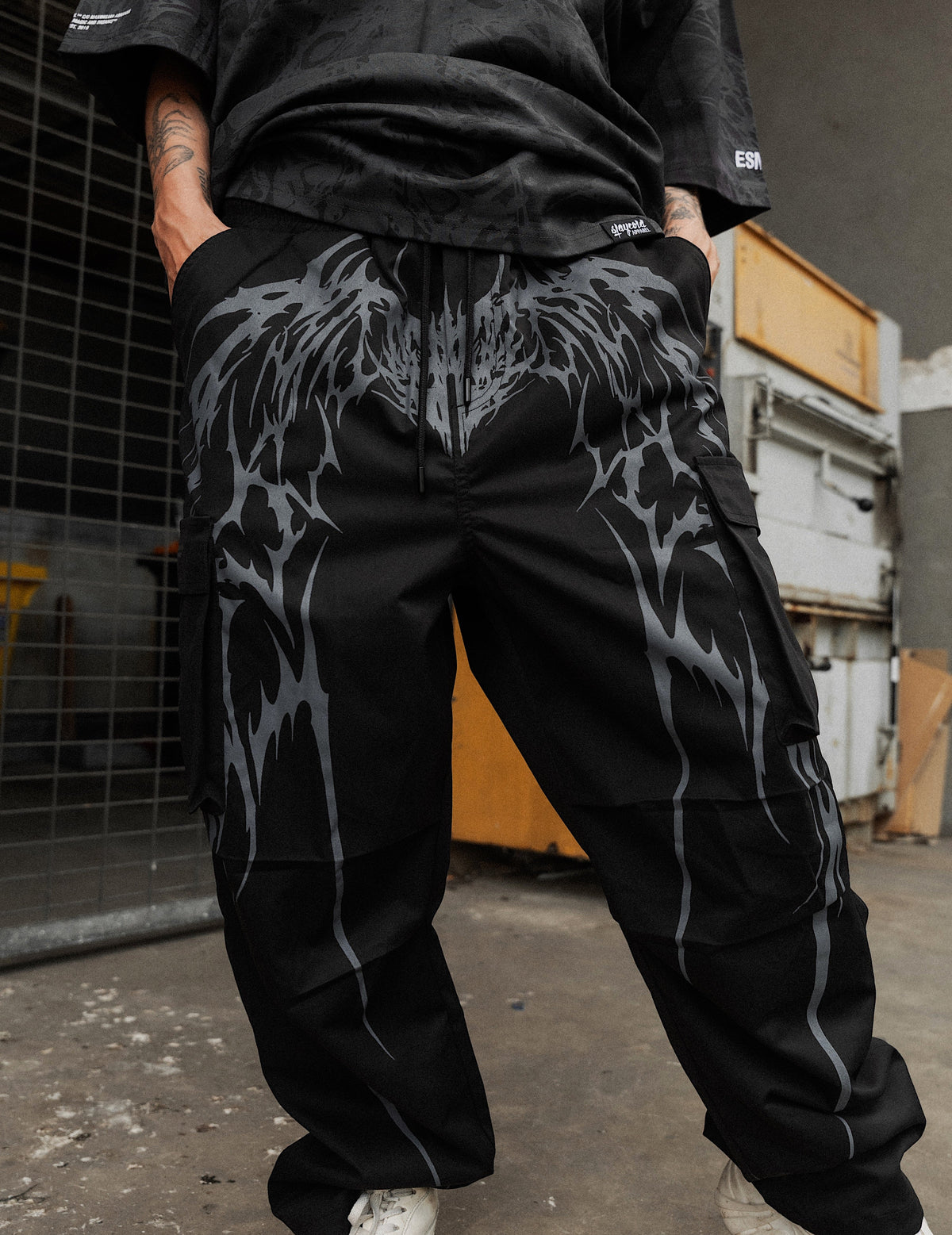 Grimclaw (Black) - Cargos (200GSM)