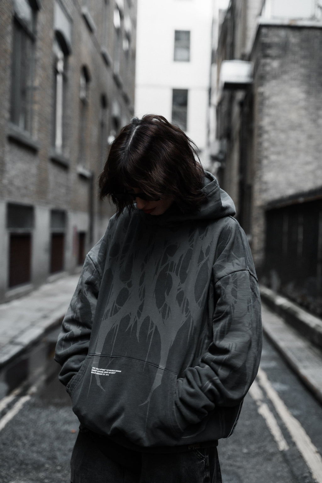 Grimfall - Heavy Oversized Hoodie (Acid Washed) 400GSM