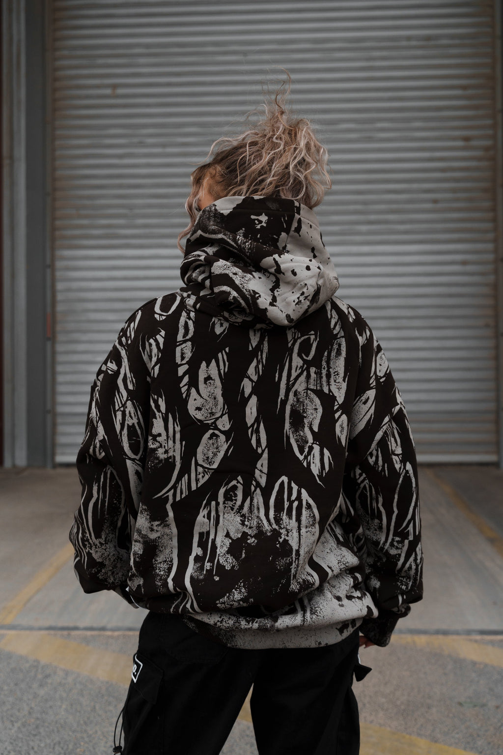 Grimfall (Sandstone) - Heavy Oversized Hoodie (400GSM)