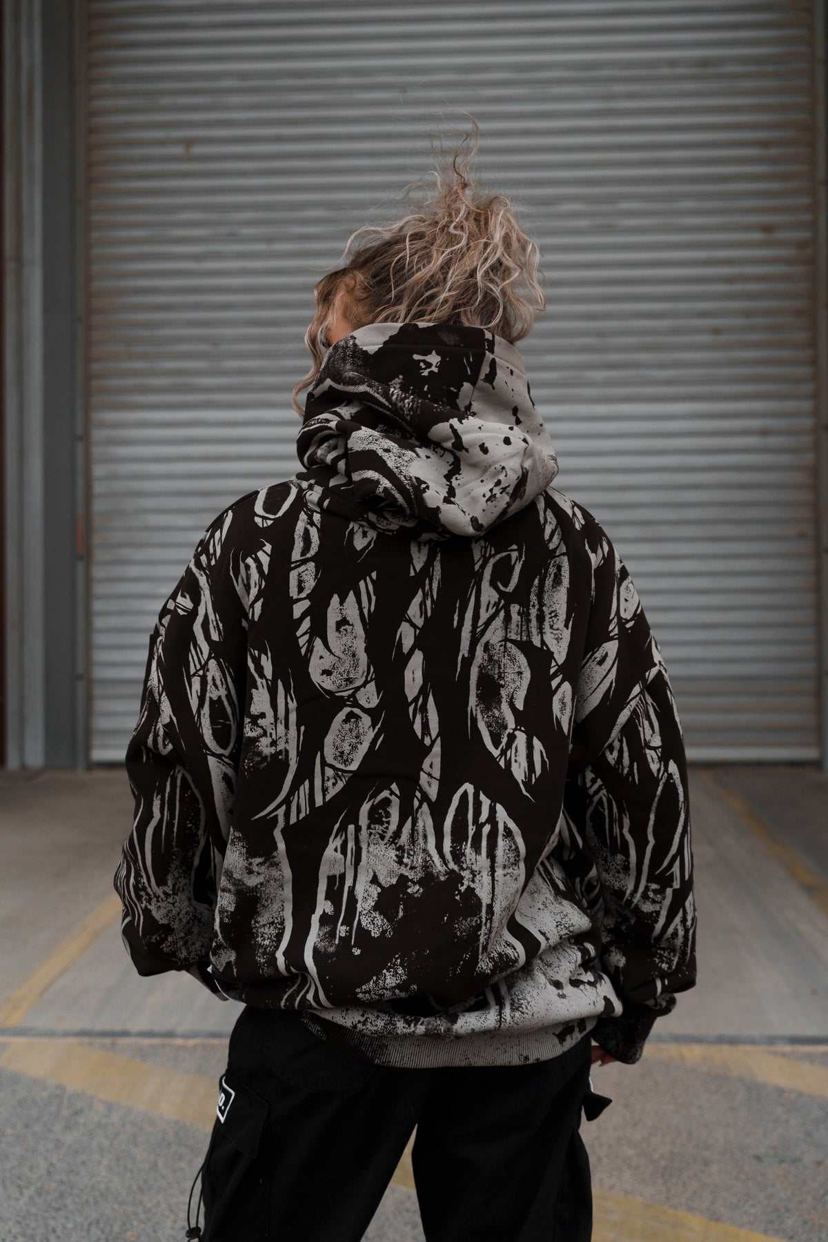 Grimfall (Sandstone) - Heavy Oversized Hoodie (400GSM)
