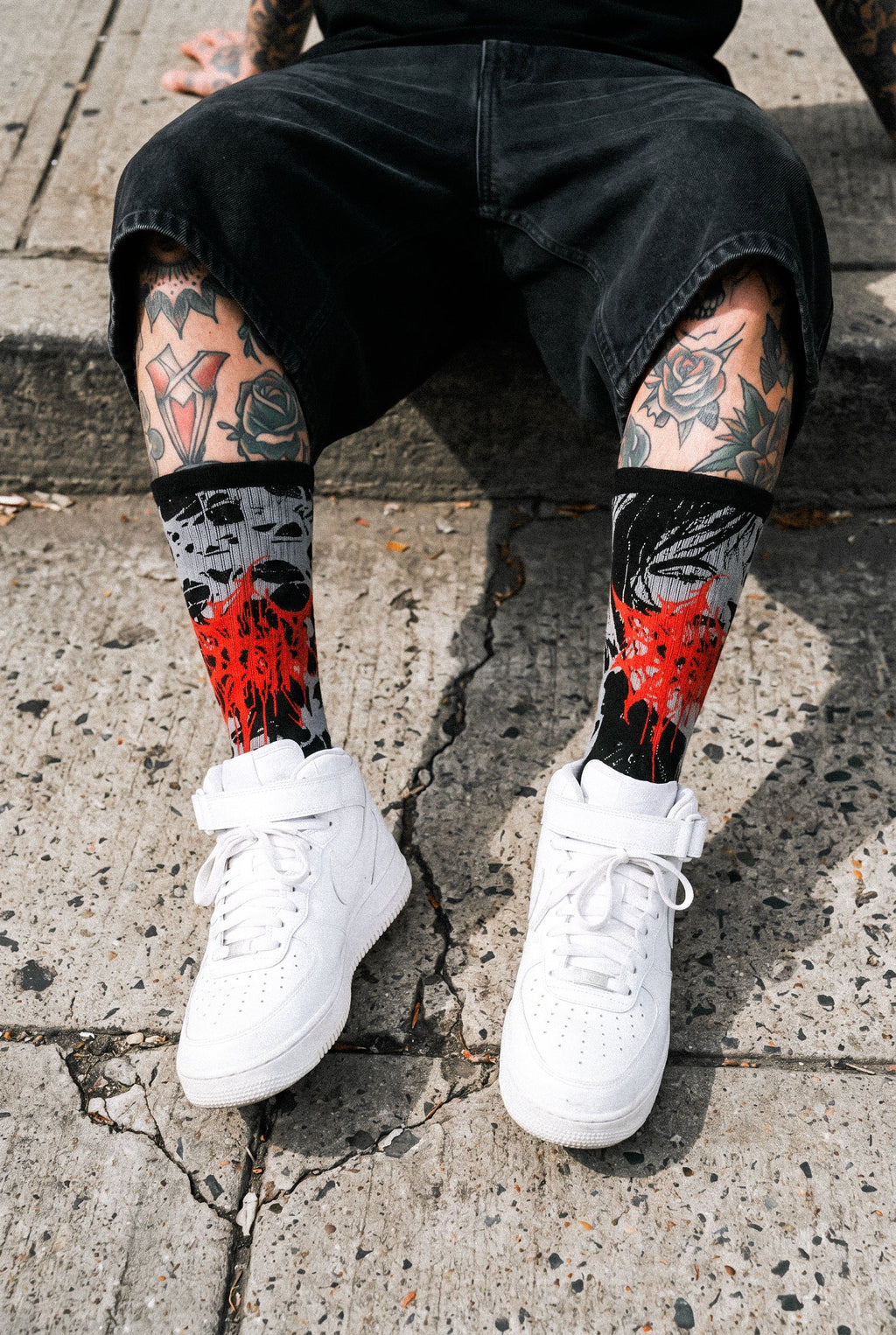 Grinfrost (Black) - Comfort Socks