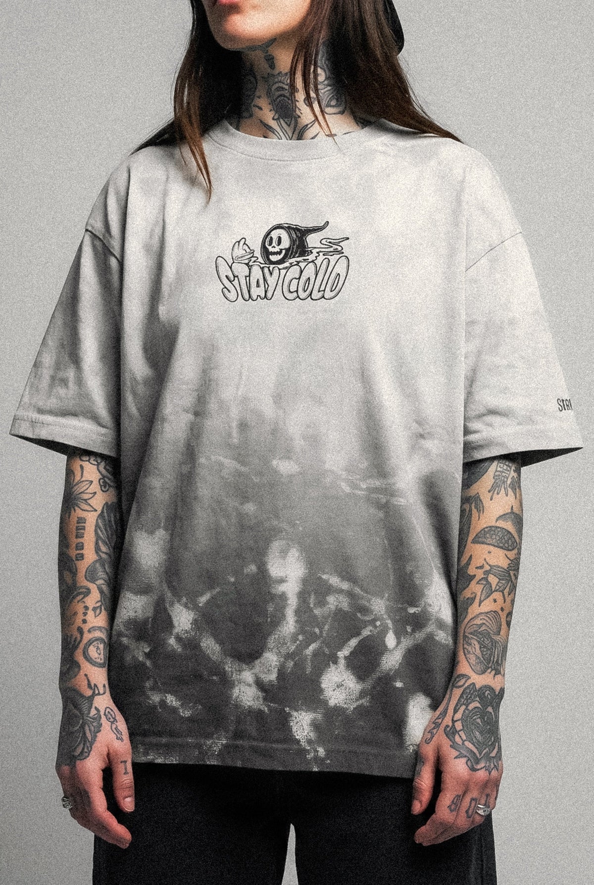 Haunt Trip (Sand Gradient) - Oversized T-Shirt (200GSM)