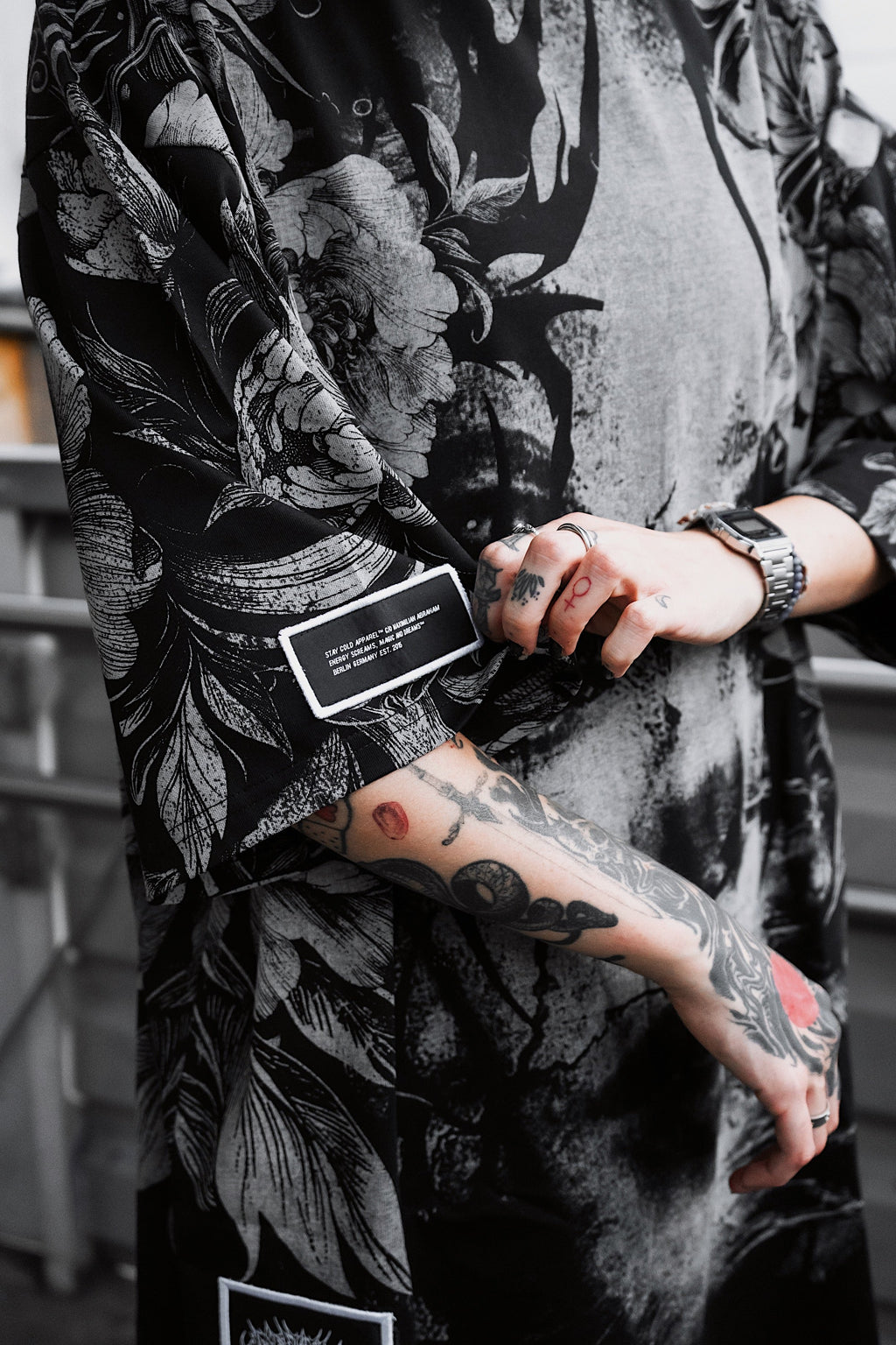 Heart Like Winter (Allover) - Heavy Oversized T-Shirt (250GSM)