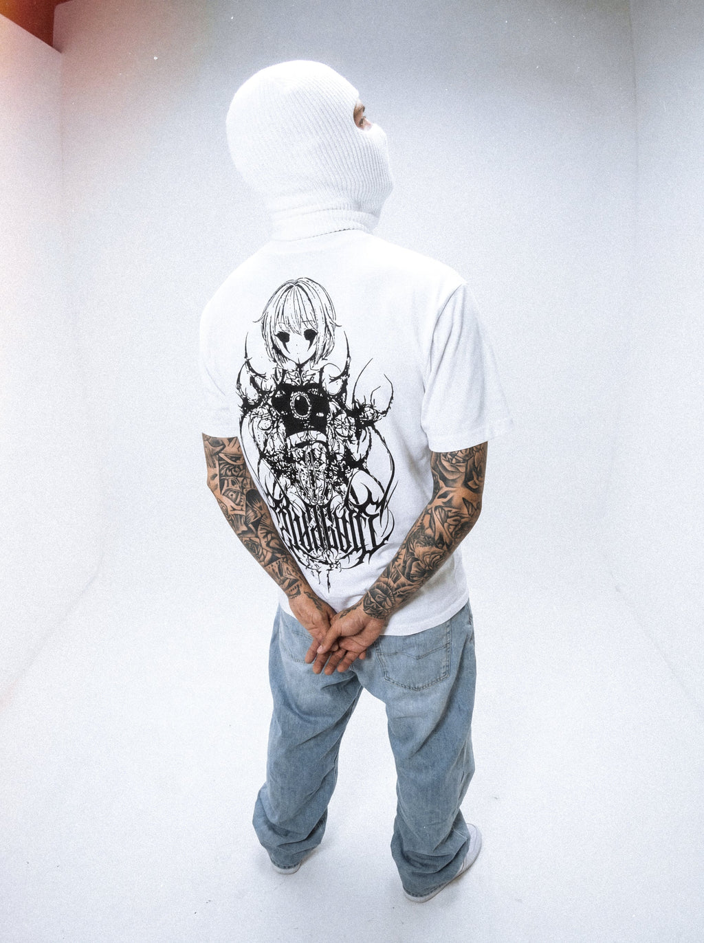 Hollow Heart (White) - Regular T-Shirt (200GSM)