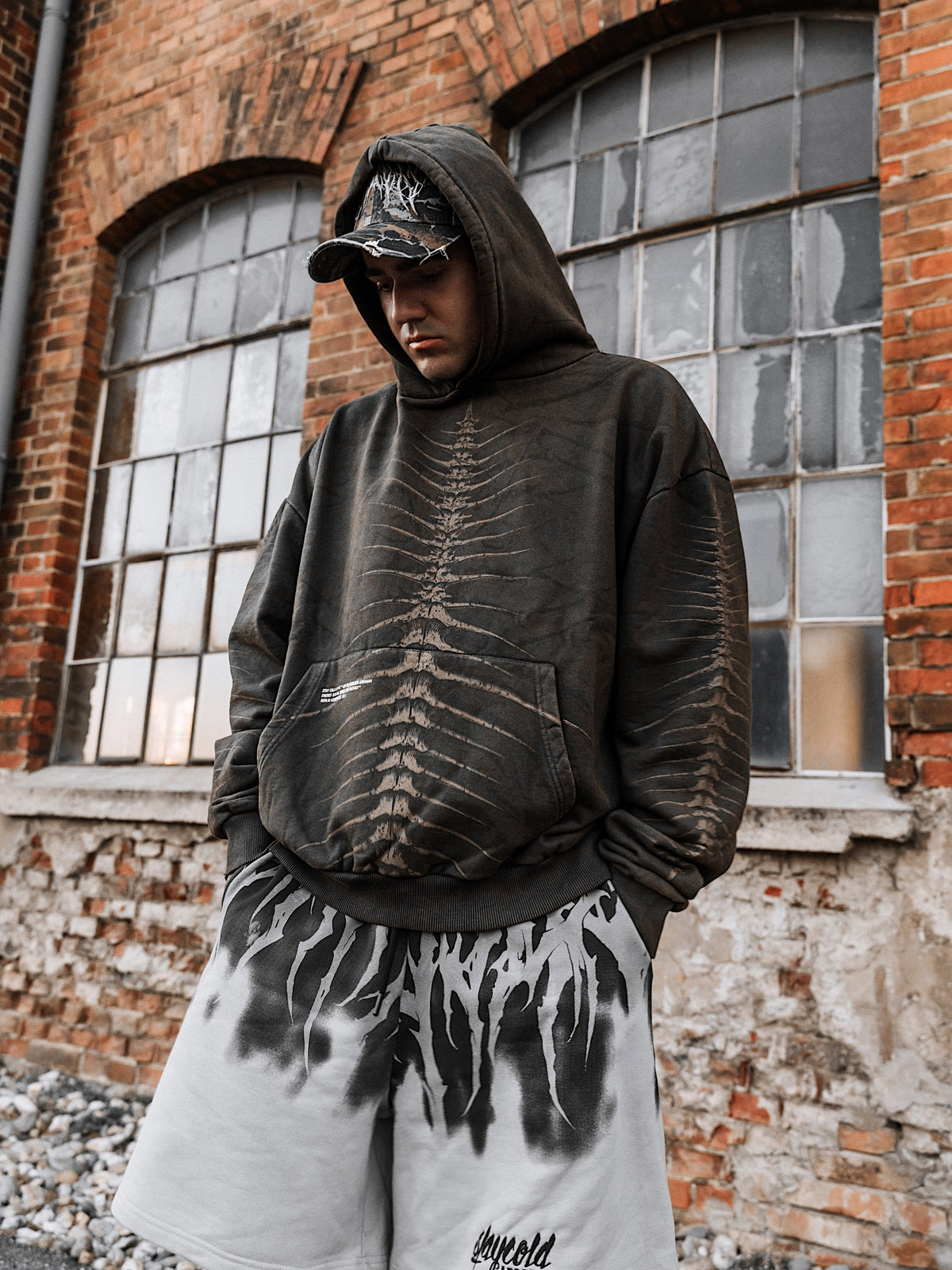 Lineage Of Dusk (Dirty) - Heavy Oversized Hoodie (400GSM)