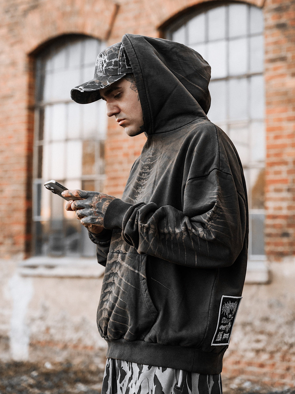 Lineage Of Dusk (Dirty) - Heavy Oversized Hoodie (400GSM)