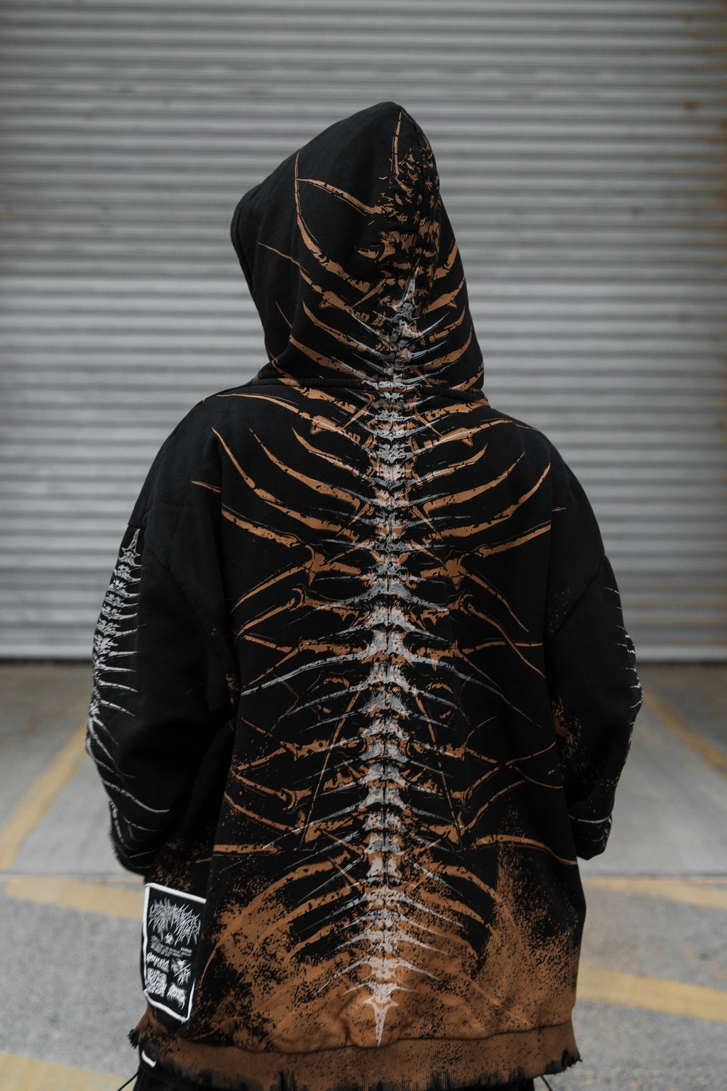 Lineage Of Dusk (Ocker) - Heavy Oversized Hoodie (400GSM)