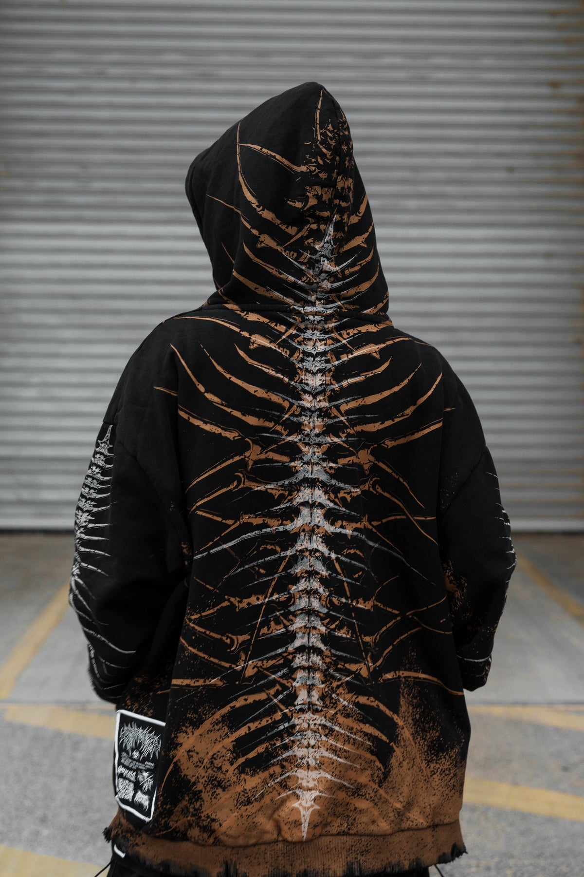 Lineage Of Dusk (Ocker) - Heavy Oversized Hoodie (400GSM)