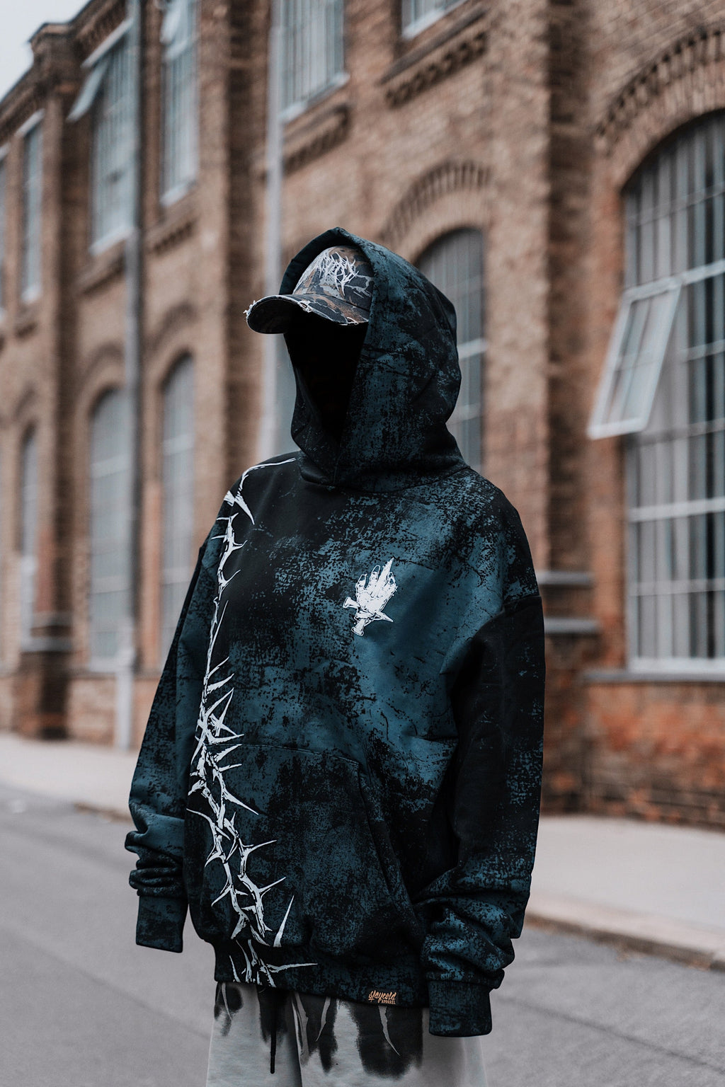 Middle Finger Up (Custom) - Oversized Hoodie (350GSM)
