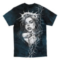 Middle Finger Up (Blue) - Customized Regular T-Shirt 200GSM