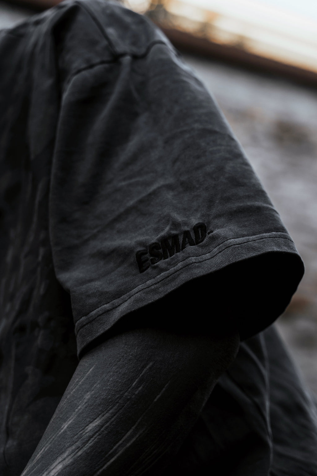 Necroblade (Black) - Heavy Oversized T-Shirt Acid Washed 250GSM