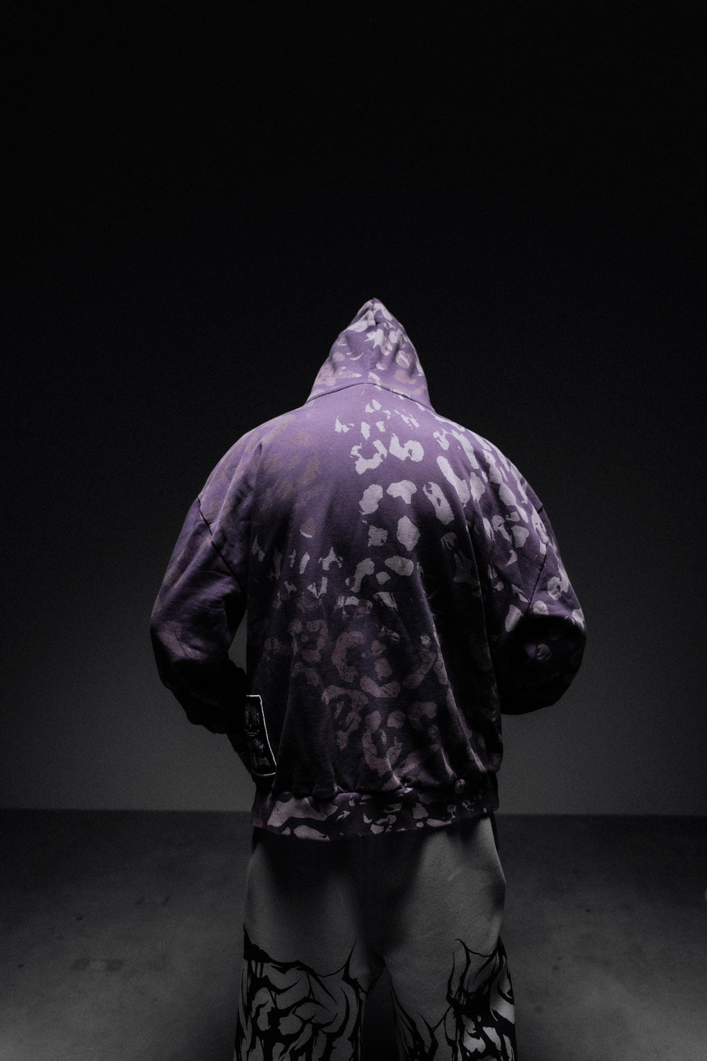 Night Ops (Purple) - Heavy Oversized Hoodie (400GSM)