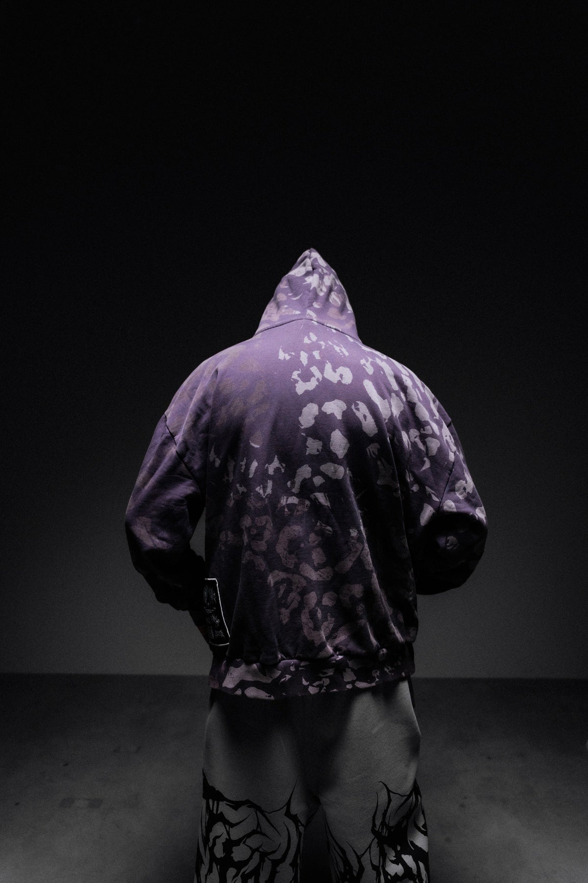 Night Ops (Purple) - Heavy Oversized Hoodie (400GSM)
