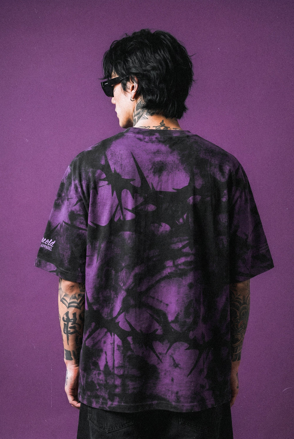Purple Hazard (Purple) - Oversized T-Shirt (200GSM)