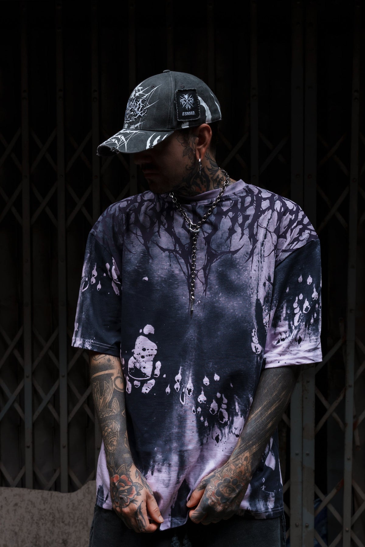 Reign Of Blood (Purple) - Oversized T-Shirt (200GSM)