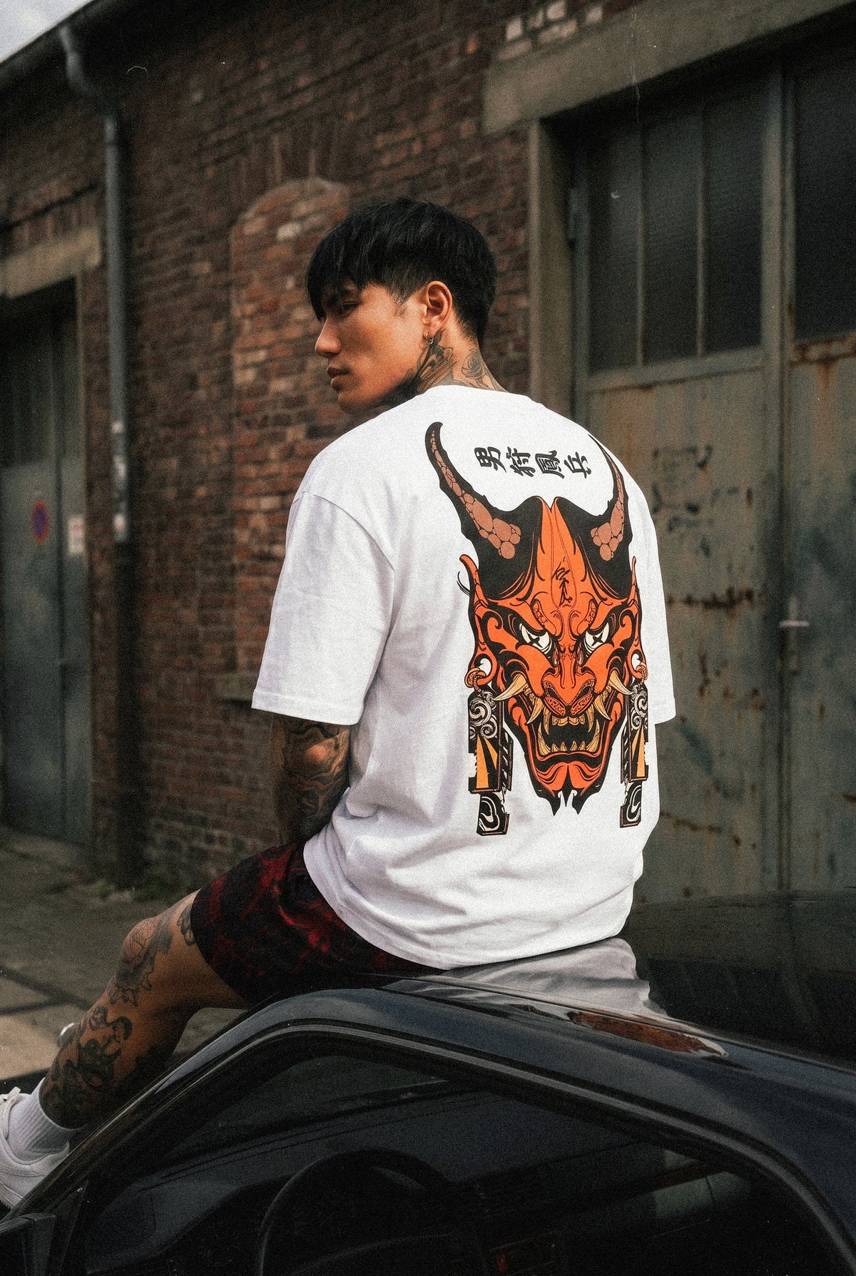Rage Smile (White) - Regular T-Shirt (200GSM)