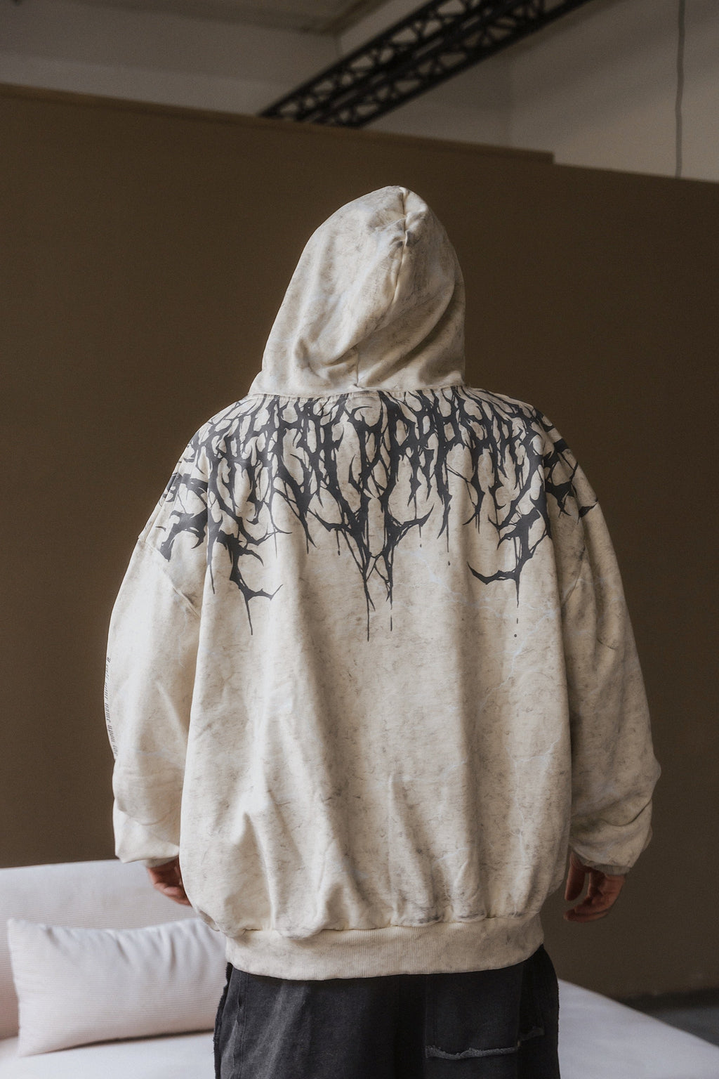 Reign Of Blood (Sand) - Heavy Oversized Hoodie (400GSM)