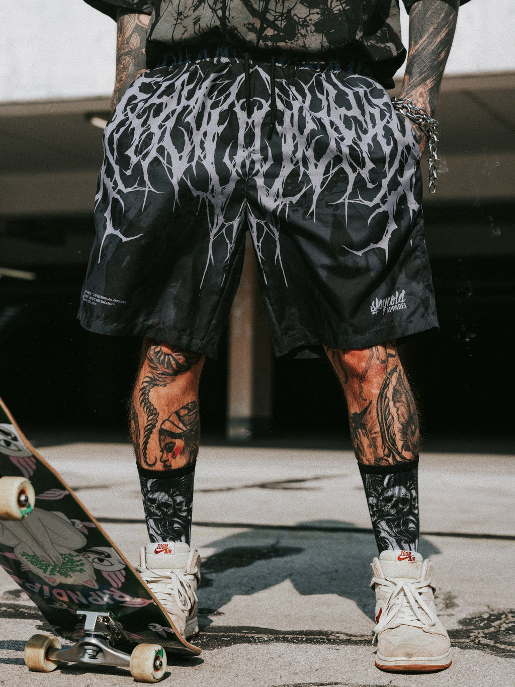 Reign Of Blood (Grey Dye) - Boardshorts