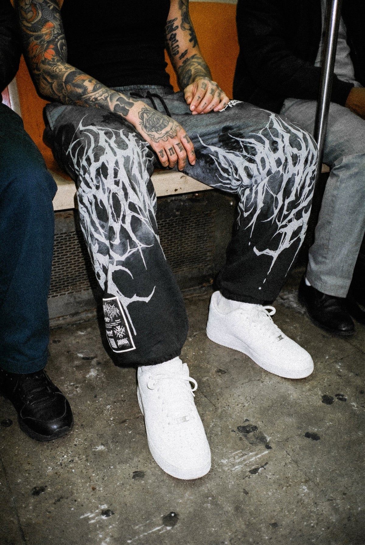 Reign Of Blood (Grey Dye) - Sweatpants (350GSM)