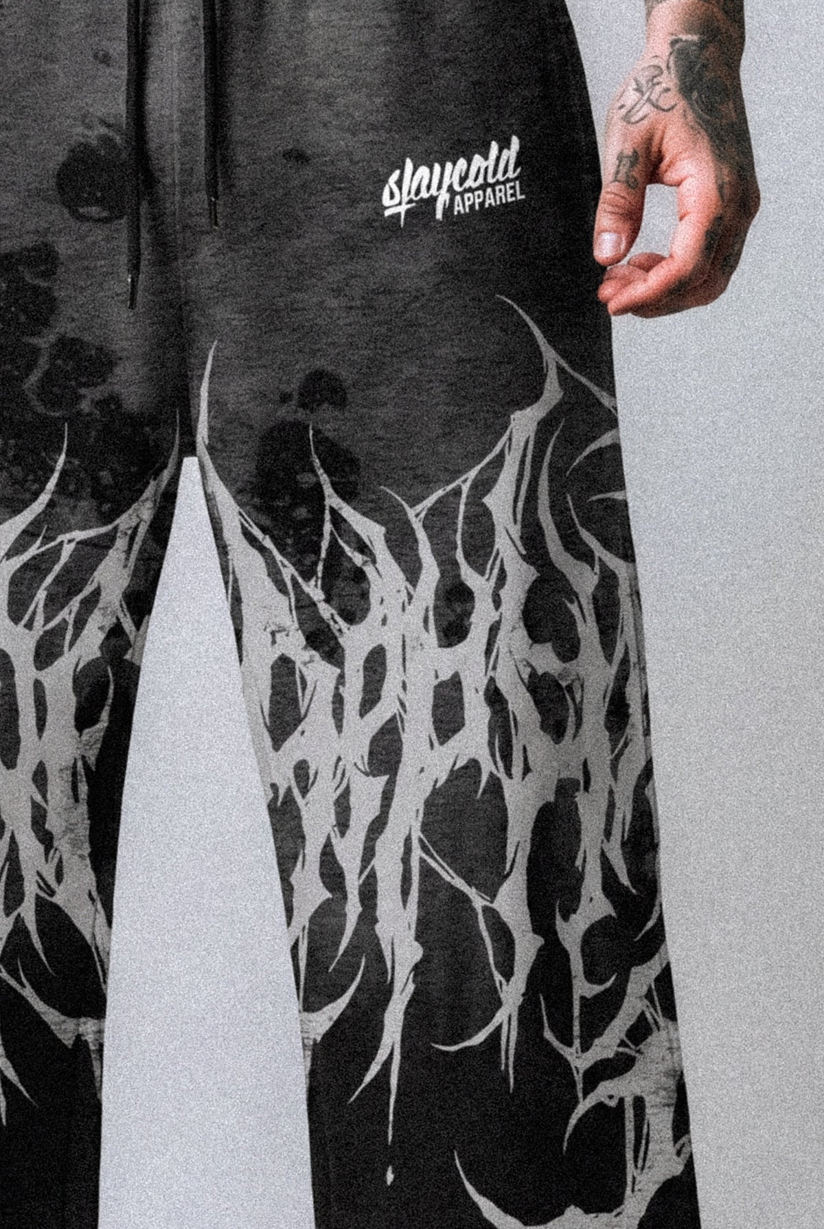 Reign Of Blood (Grey Dye) - Sweatpants (350GSM)