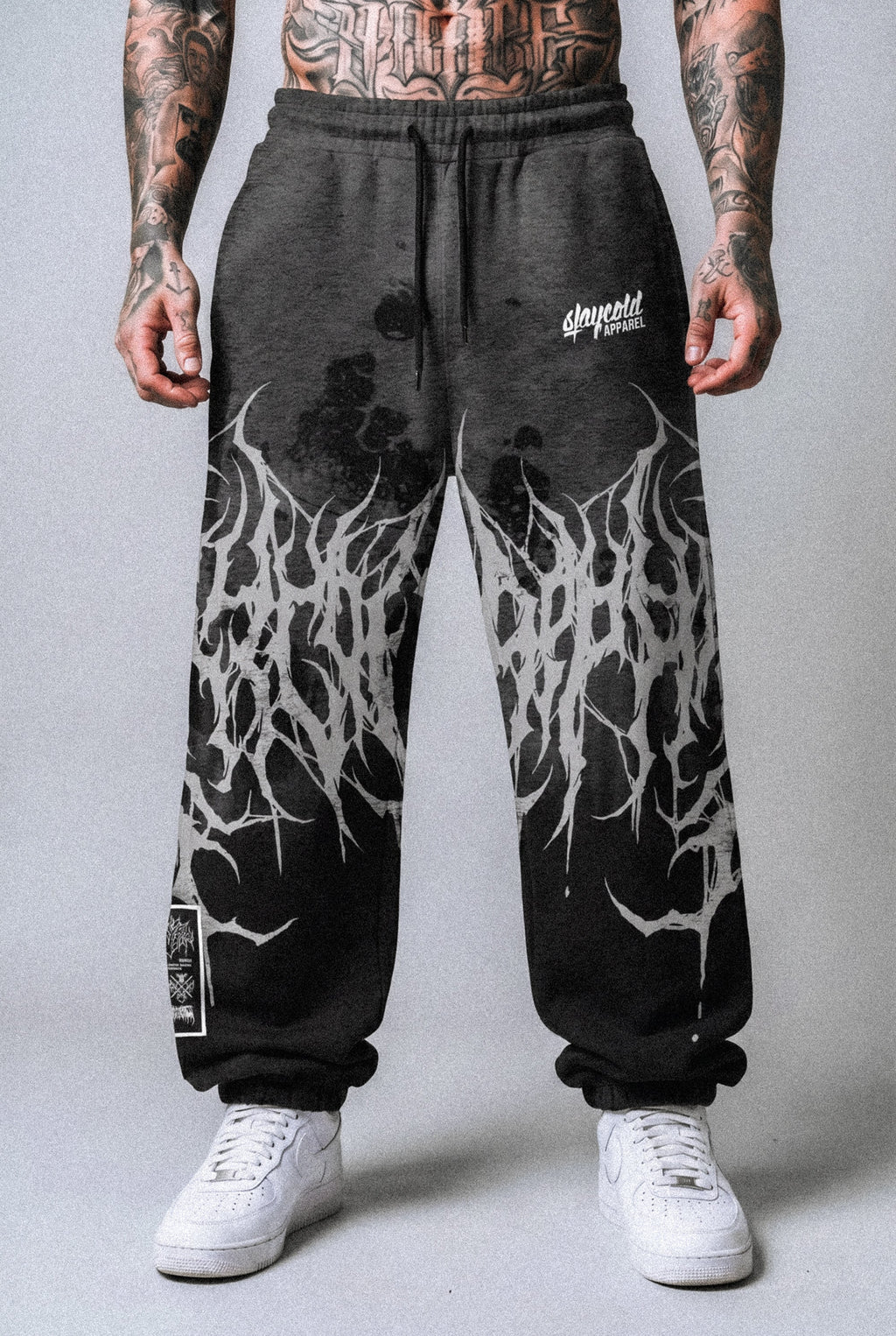 Reign Of Blood (Grey Dye) - Sweatpants (350GSM)