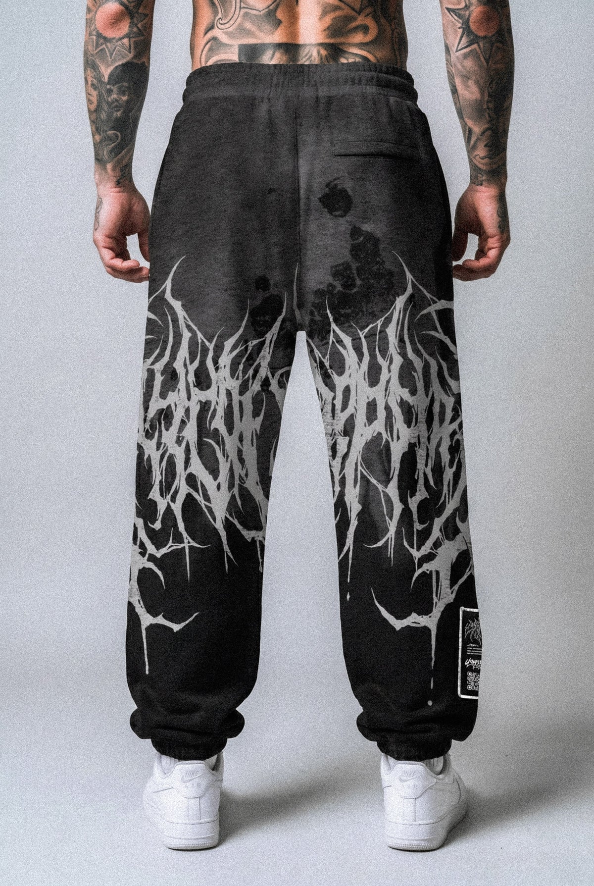 Reign Of Blood (Grey Dye) - Sweatpants (350GSM)