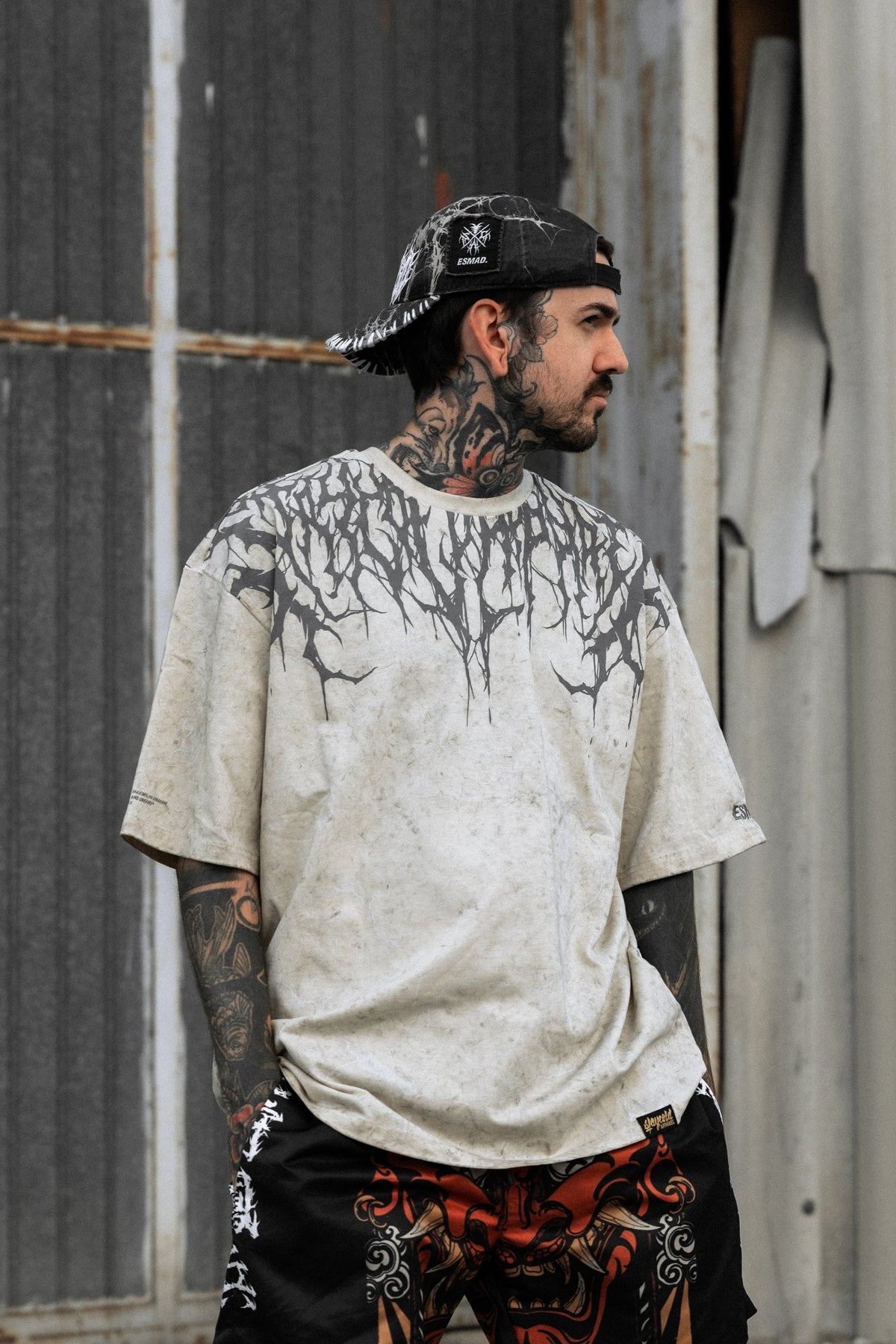 Reign Of Blood (Sand) - Heavy Oversized T-Shirt (250GSM)