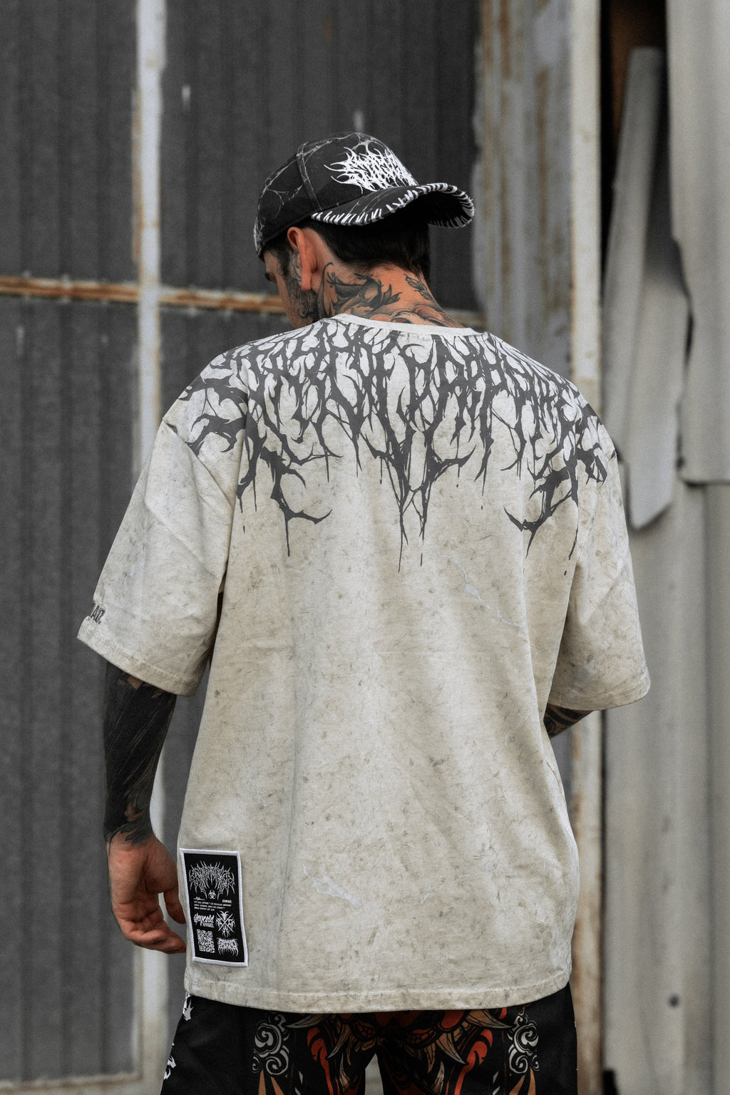 Reign Of Blood (Sand) - Heavy Oversized T-Shirt (250GSM)