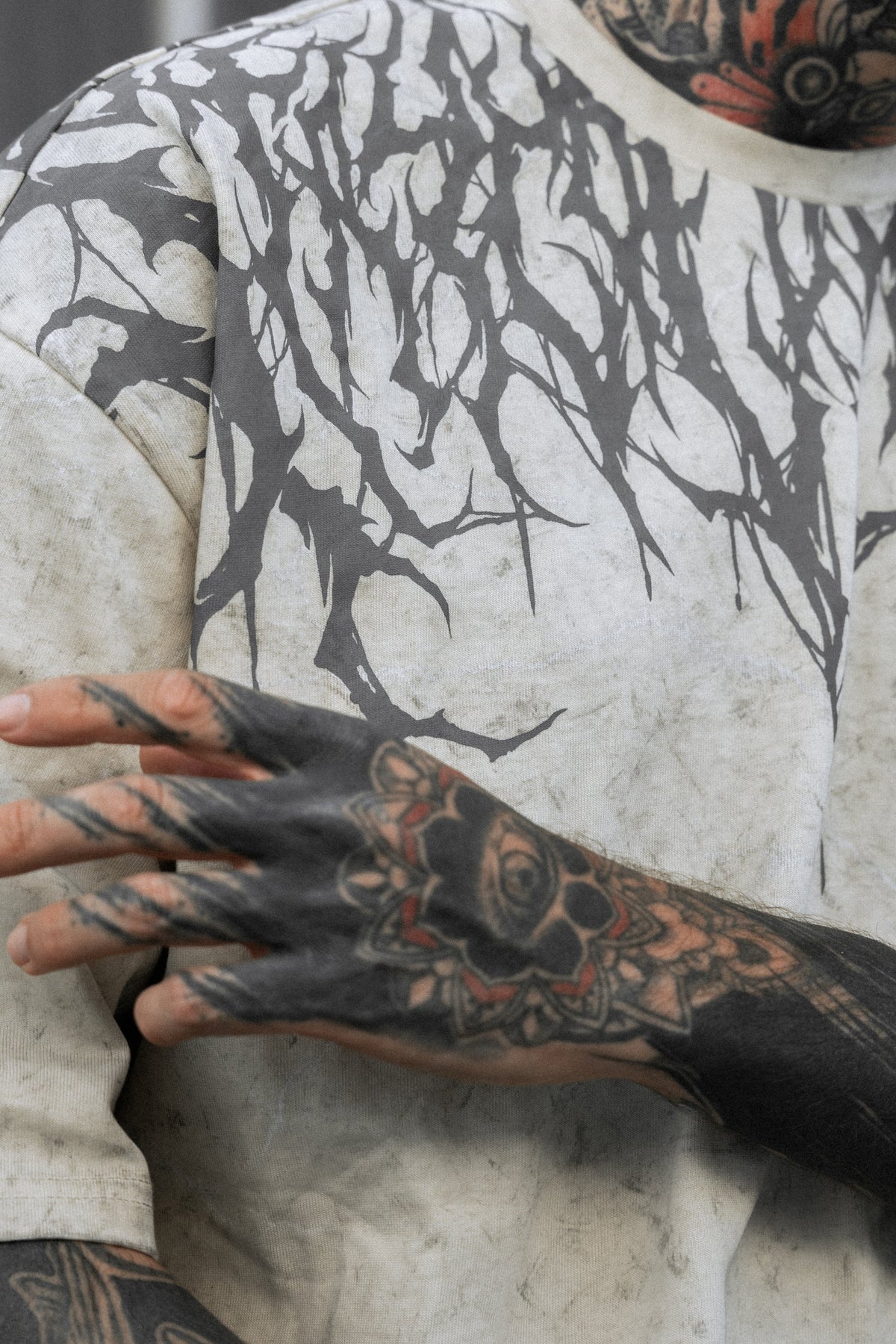 Reign Of Blood (Sand) - Heavy Oversized T-Shirt (250GSM)