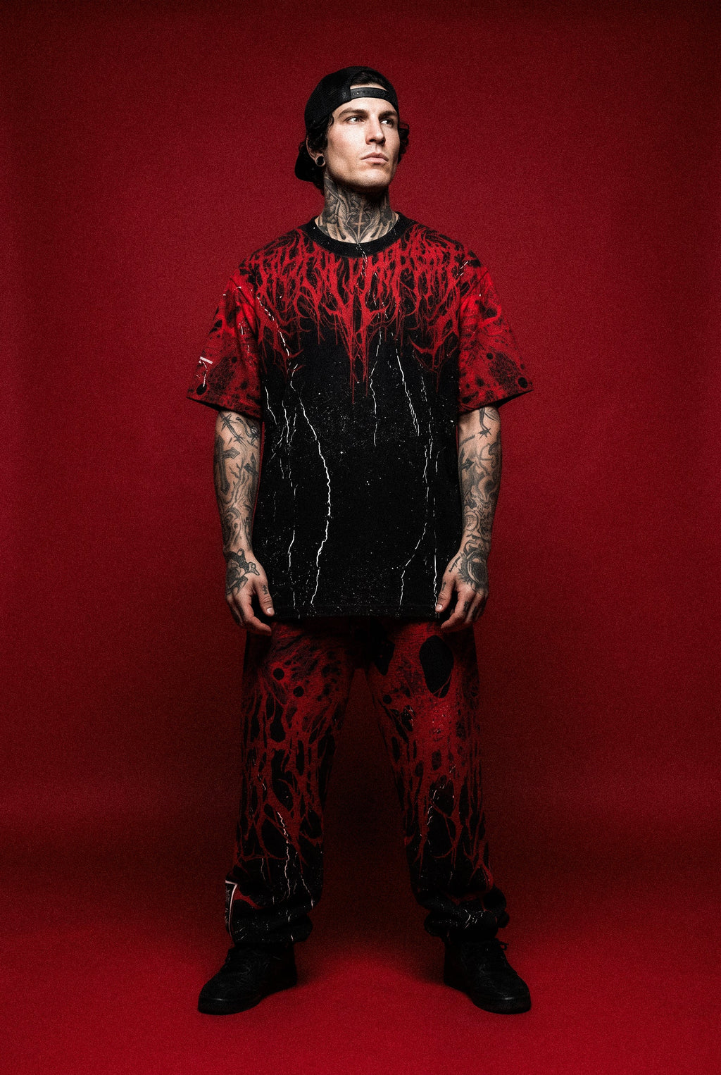 Reign Of Blood (Hellskin) - Heavy Oversized T-Shirt (250GSM)
