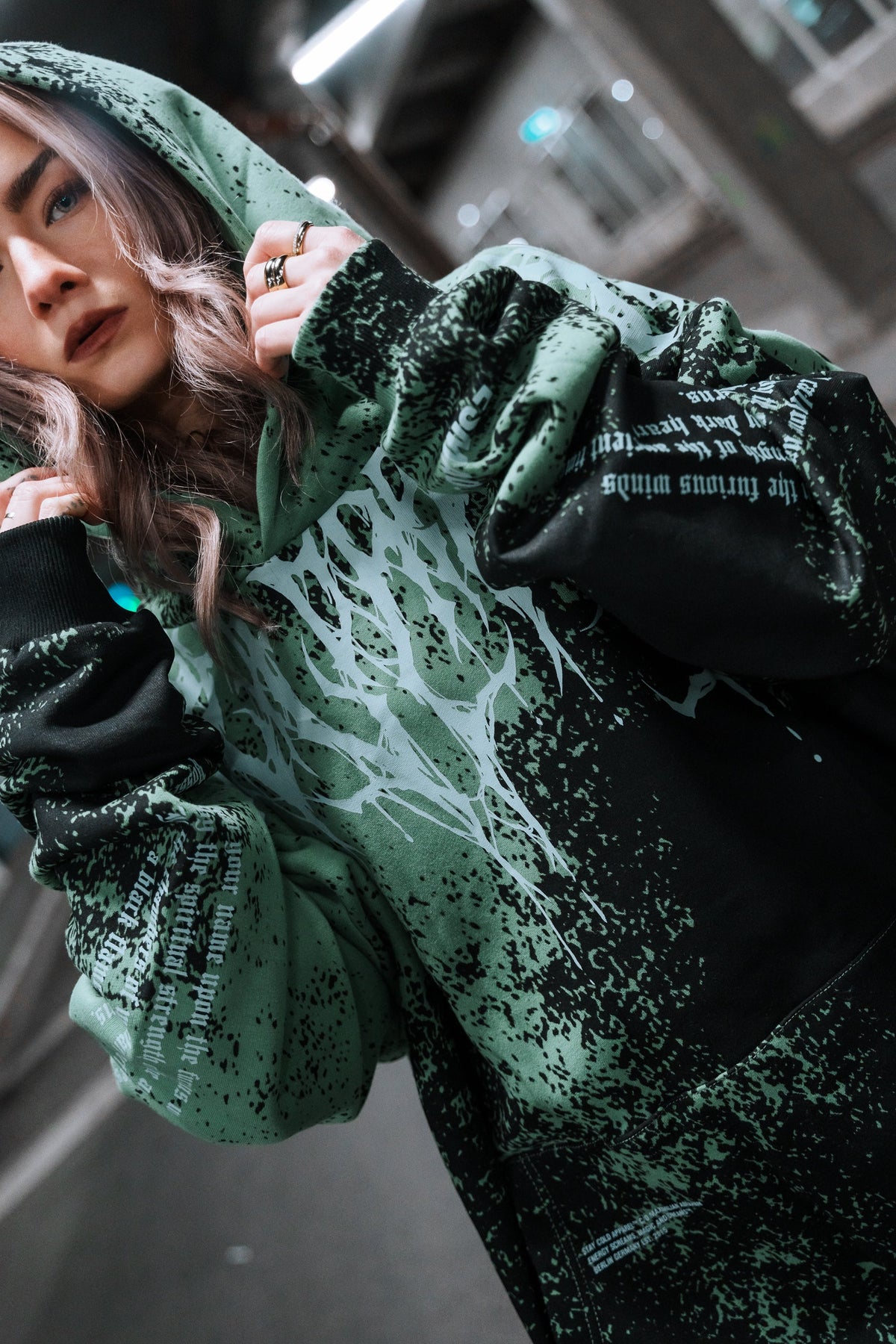 Reign Of Blood (Menthol) - Oversized Hoodie (350GSM)