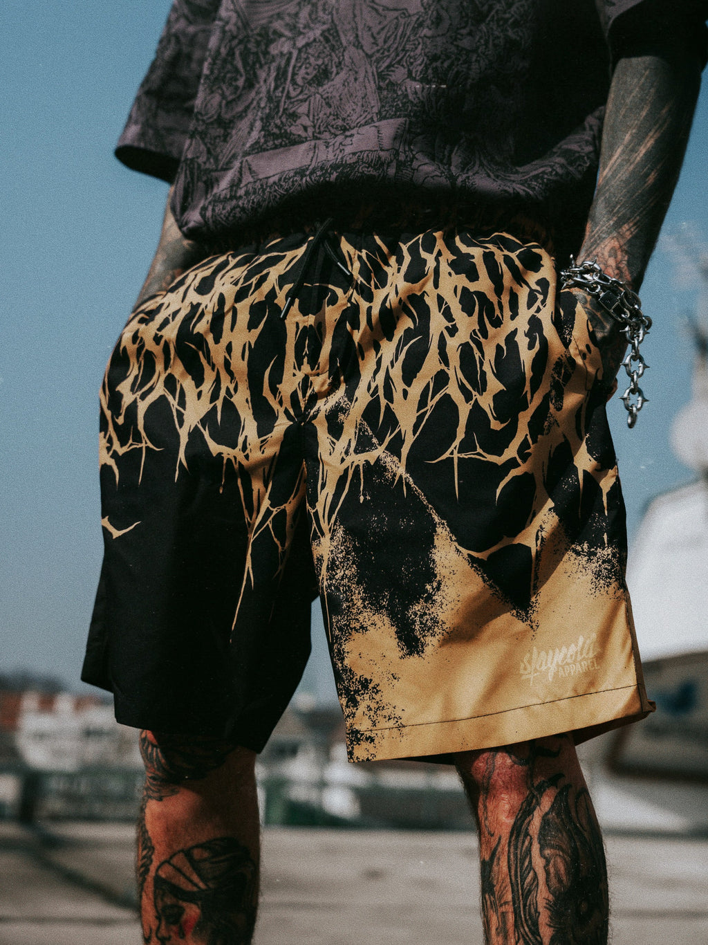 Reign Of Blood (Ocker) - Boardshorts